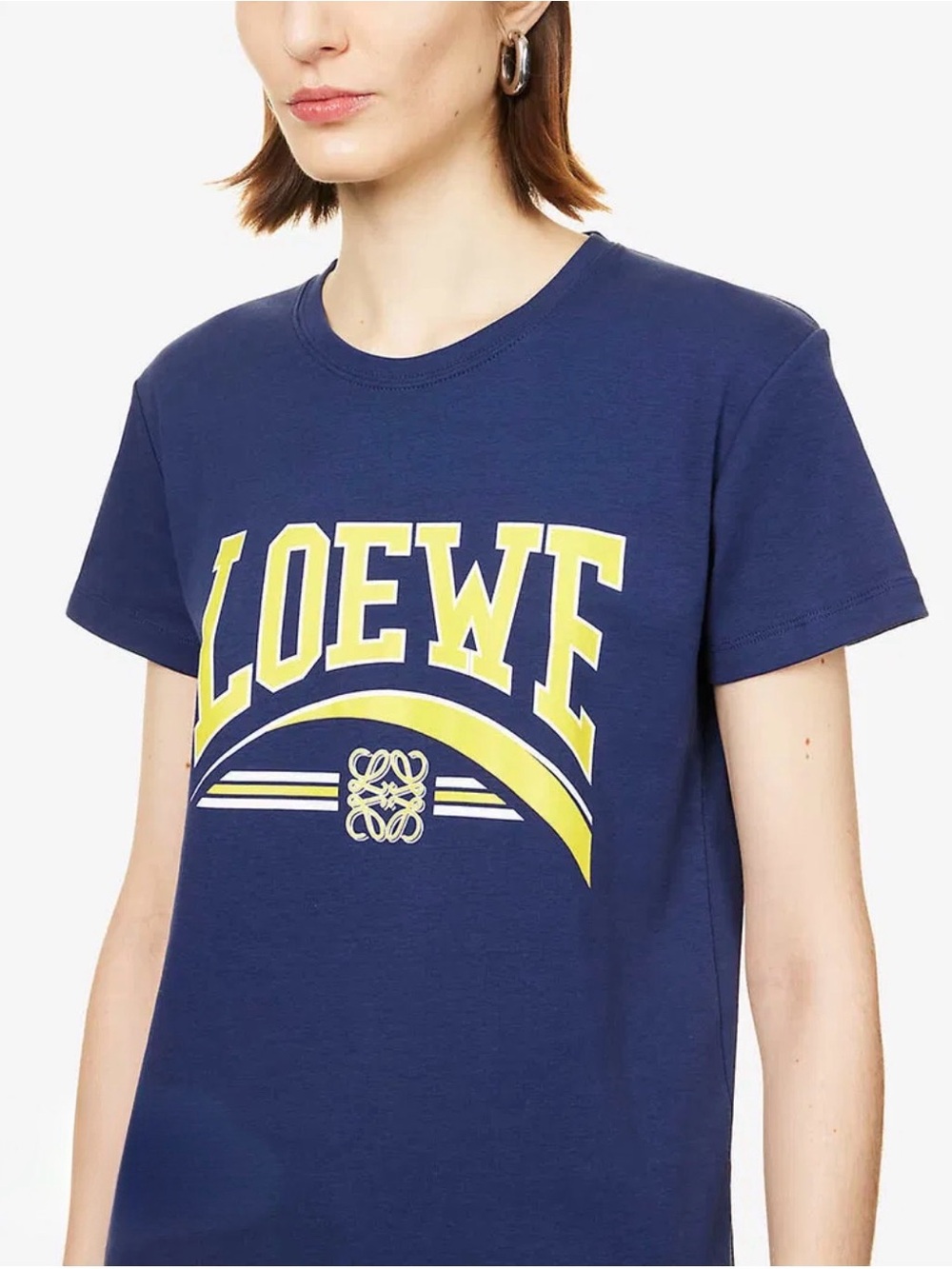 Logo Tee with Yellow Graphic
